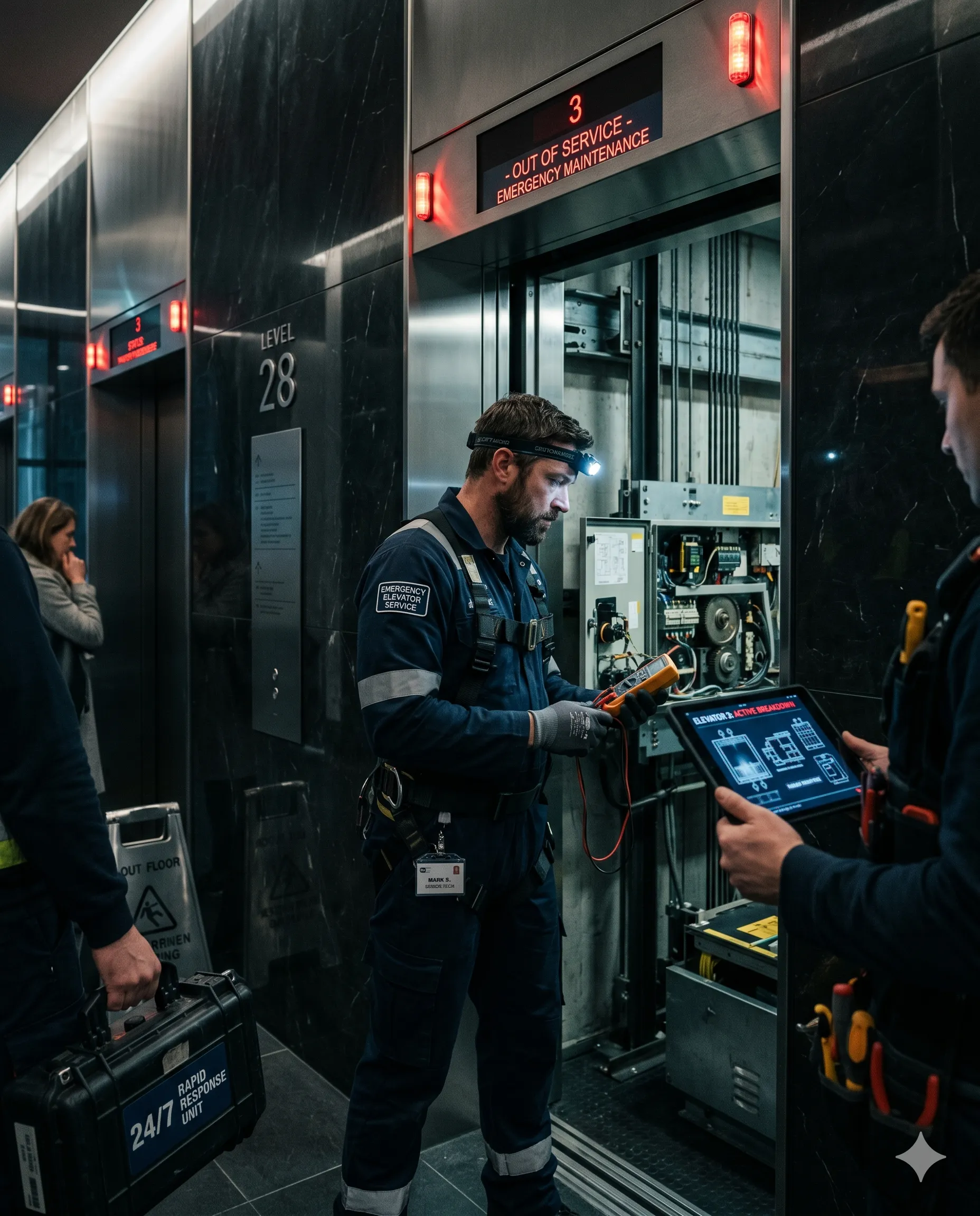 24/7 emergency elevator support Hyderabad